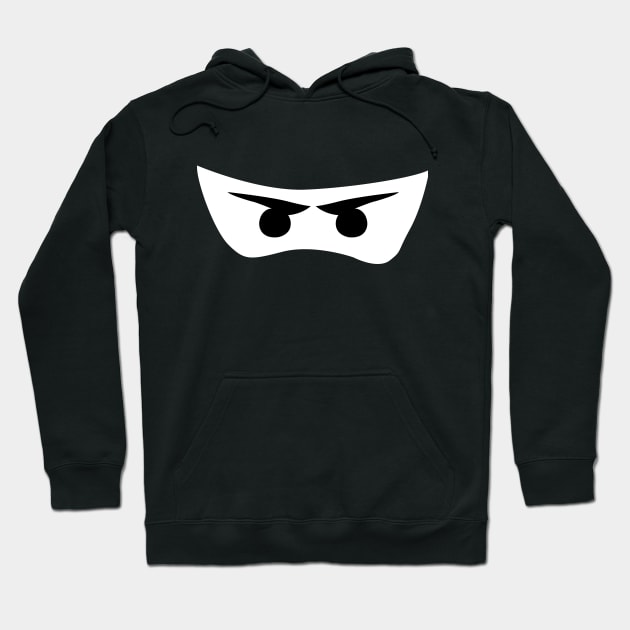 Ninja Mask Hoodie by WinterWolfDesign